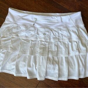Lululemon White Tennis Skirt